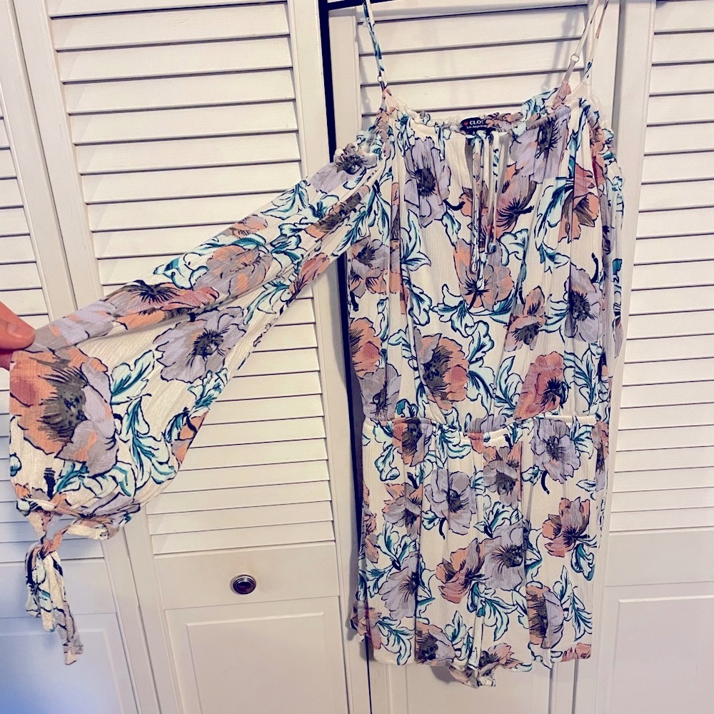 Floral romper!